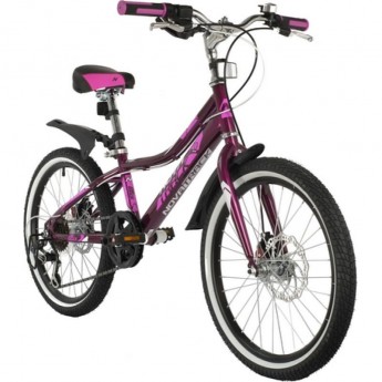 Подростковый велосипед NOVATRACK 20" ALICE 6.V пурпурный Подростковый велосипед NOVATRACK 20" ALICE 6.V пурпурный