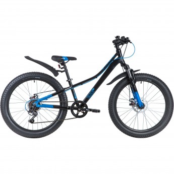 Подростковый велосипед NOVATRACK 24" DOZER 6.D синий Подростковый велосипед NOVATRACK 24" DOZER 6.D синий