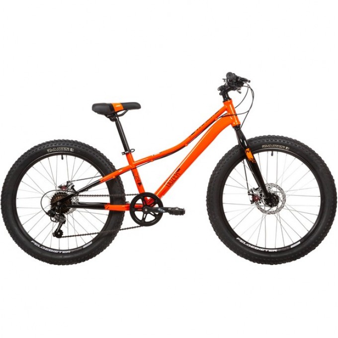 Подростковый велосипед NOVATRACK 24" DOZER 6.STD оранжевый 24SHD.DOZERSTD.12OR21