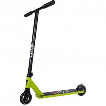 Самокат NOVATRACK WOLF 10, 110 мм, зеленый Самокат NOVATRACK WOLF 10, 110 мм, зеленый