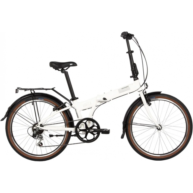 Складной велосипед NOVATRACK VORTEX 20" белый, 2024 24AFV.VORTEX.WT4