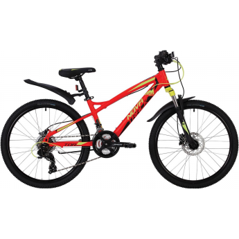 Велосипед NOVATRACK 24" TORNADO HD, алюм.рама 13", красный