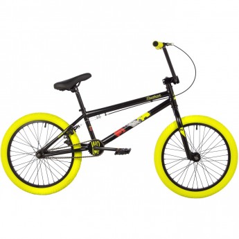 Велосипед NOVATRACK BMX WOLF 20" (2023), рама 20", черный
